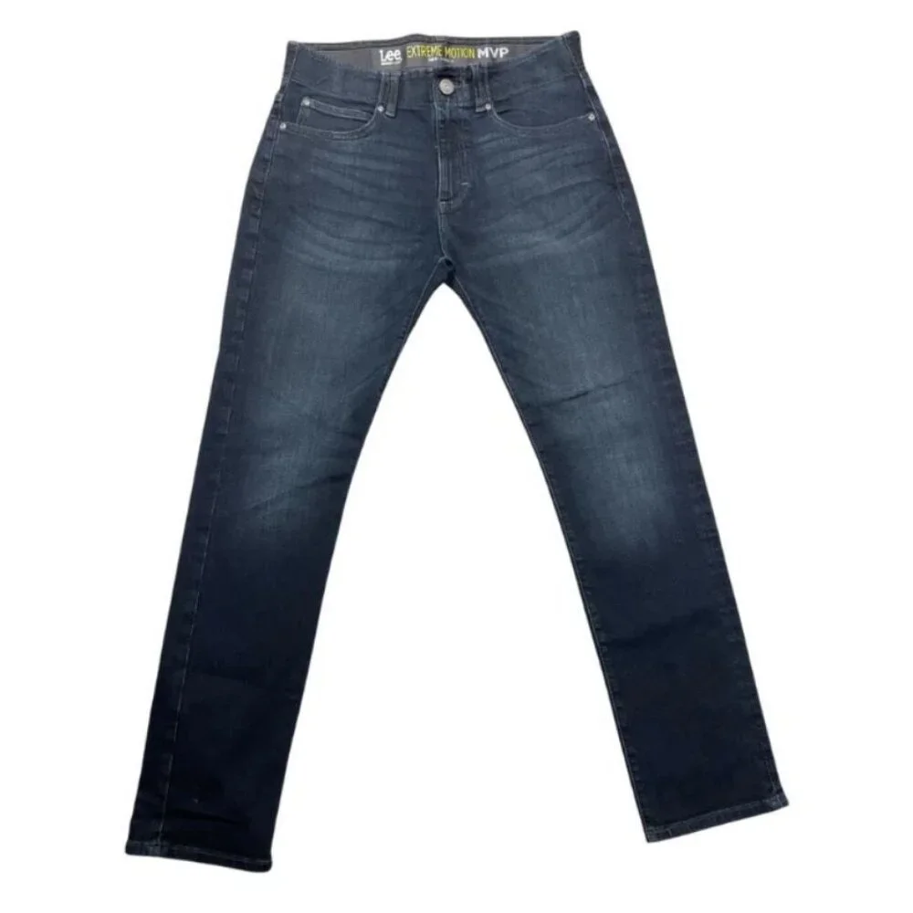 Lee Extreme Motion MVP Slim Tapered Jeans 32 x 30 - Picture 1 of 7